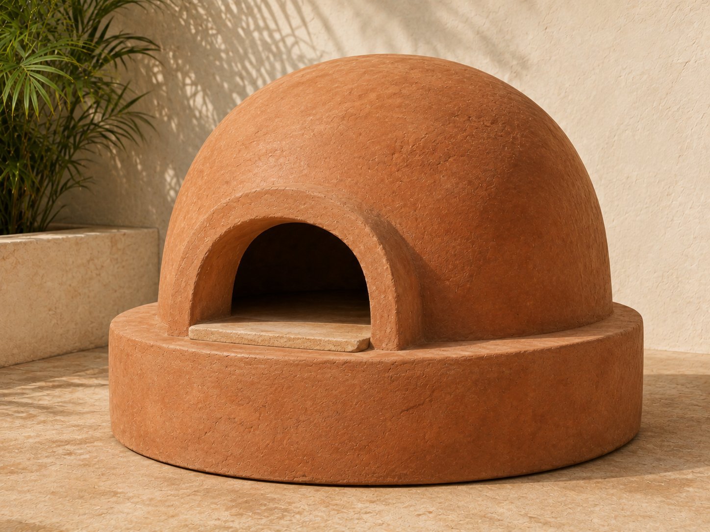 Piro Masa, horno de gran inercia térmica, cúpula alta y base robusta